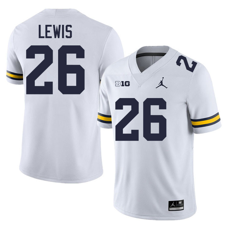 Jourdan Lewis Michigan Jersey,Michigan Wolverines #26 Jourdan Lewis Jersey Youth-White